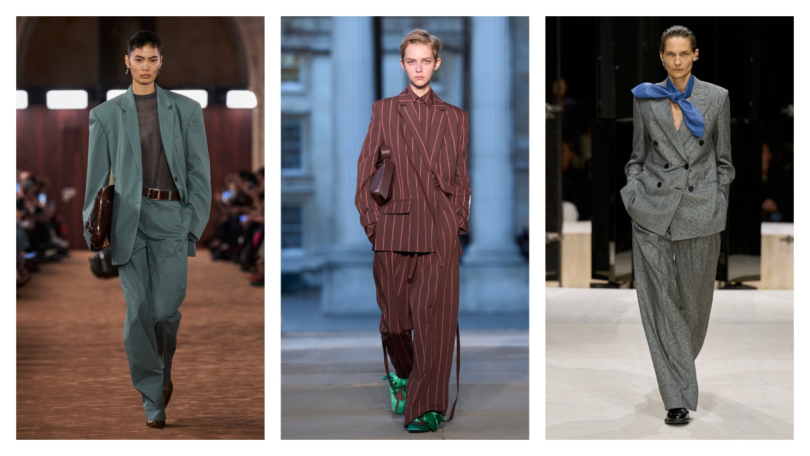 Брючный костюм Acne Studios, Erdem, Givenchy